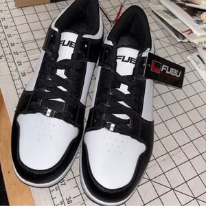 FUBU Men's Classic Black and White Sneakers